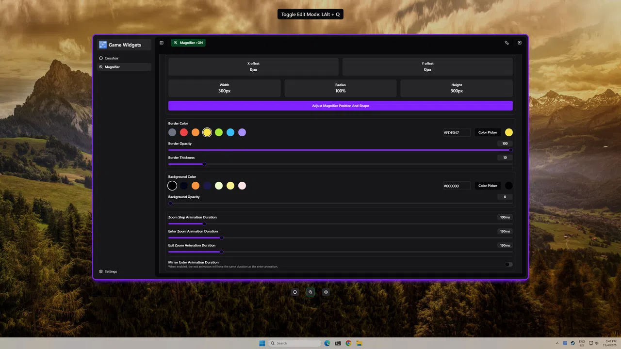 Game Widgets Screenshot 2