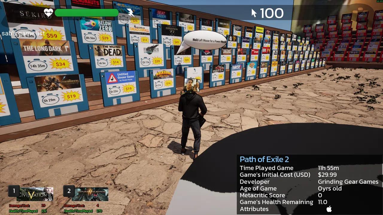 Game Quest: The Backlog Battler Screenshot 0