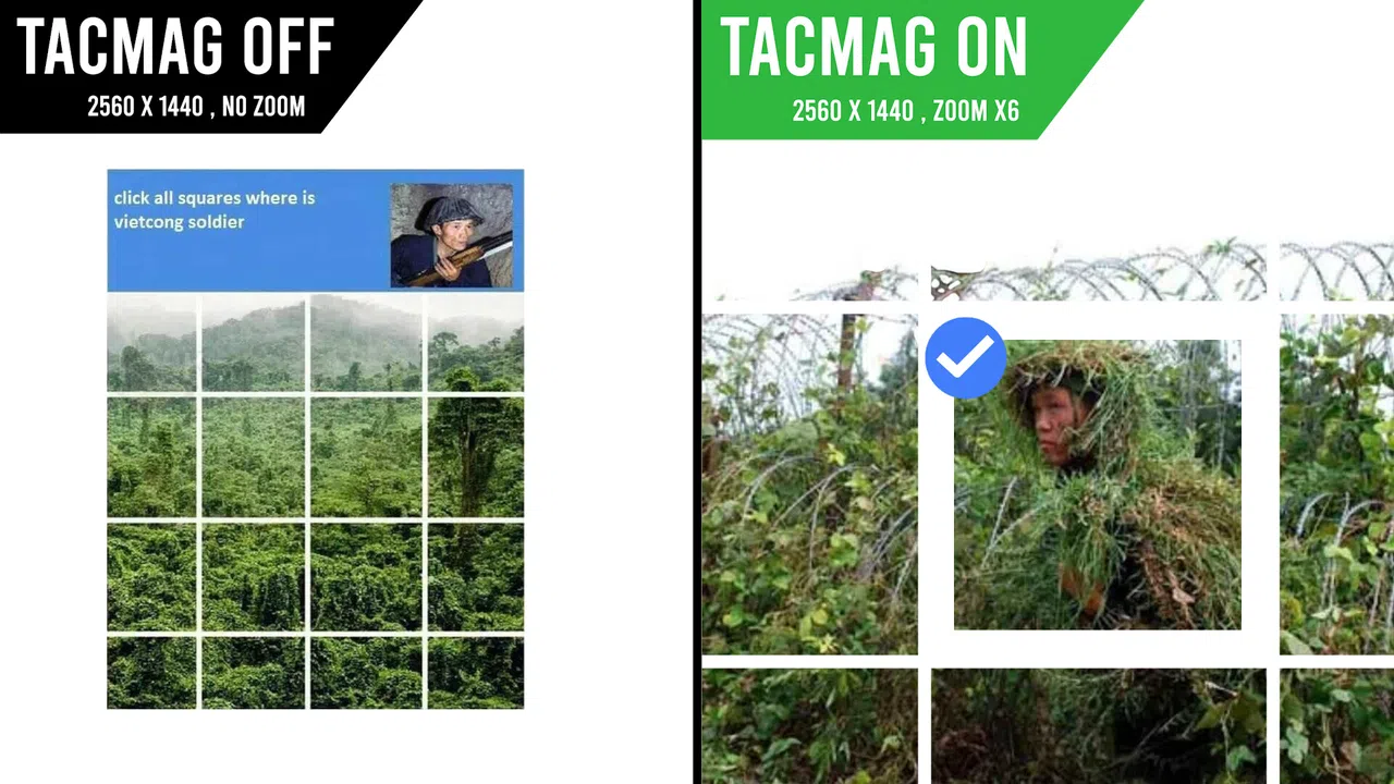 Tactical Magnifier - Zoom Your Display Screenshot 1