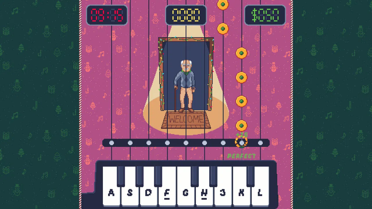 Touch Grass: A Bit-Sized Christmas Adventure Screenshot 1