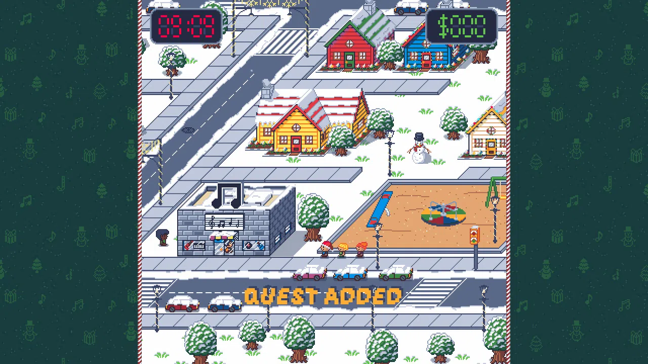 Touch Grass: A Bit-Sized Christmas Adventure Screenshot 0