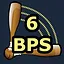6 Bonks per second icon
