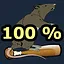 100% of progress reached icon