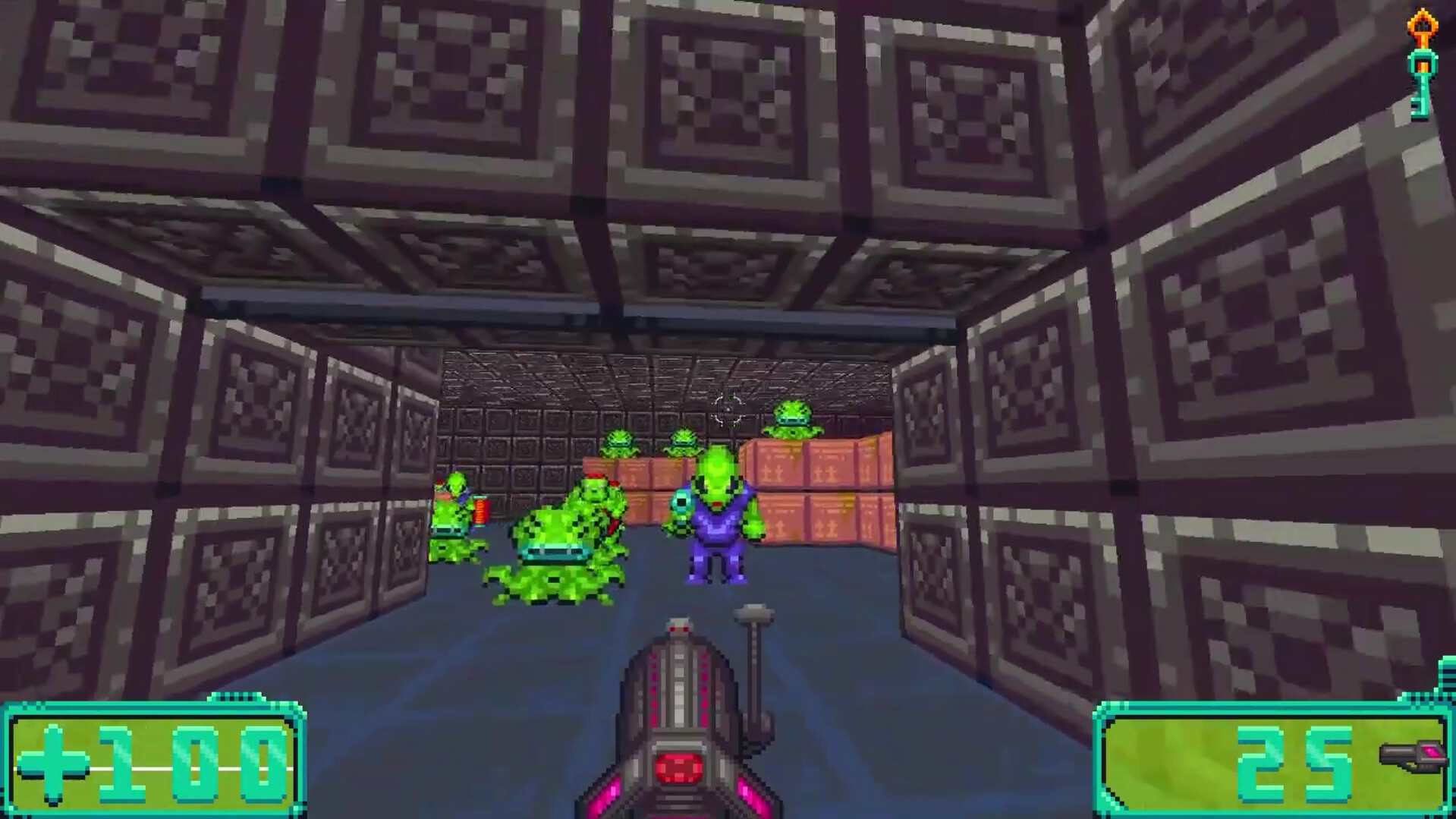 DOSMan: Space Aliens in Space! Screenshot 2
