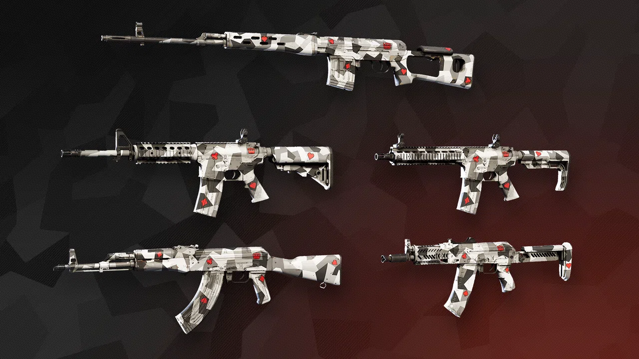 "Royal flush" Skin Set Screenshot 1
