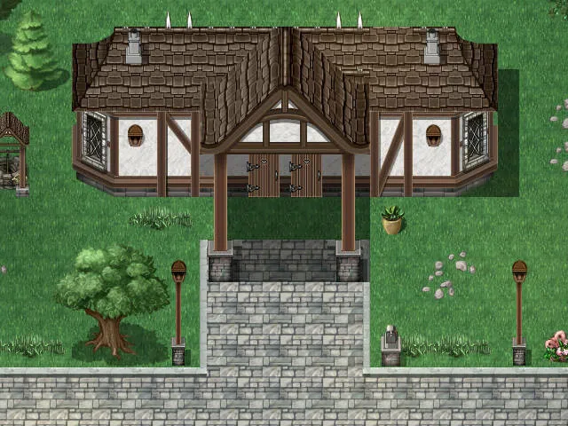 RPG Maker MV - KR Idyllic Village Tileset Screenshot 1