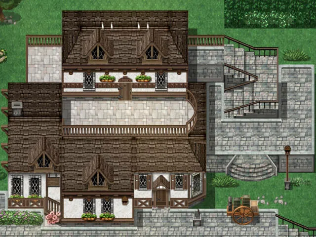 RPG Maker MV - KR Idyllic Village Tileset Screenshot 0