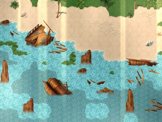 RPG Maker MV - KR Summer Beach Tileset Screenshot 3