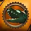 Poisonous snake icon