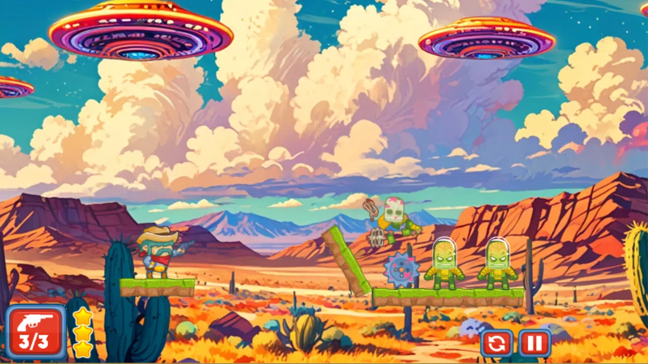 Outlaws vs Aliens Screenshot 2