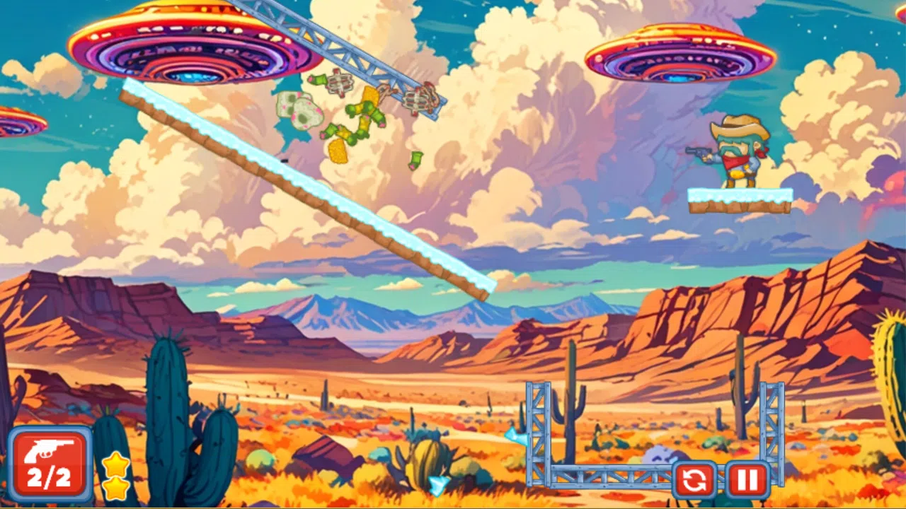 Outlaws vs Aliens Screenshot 1