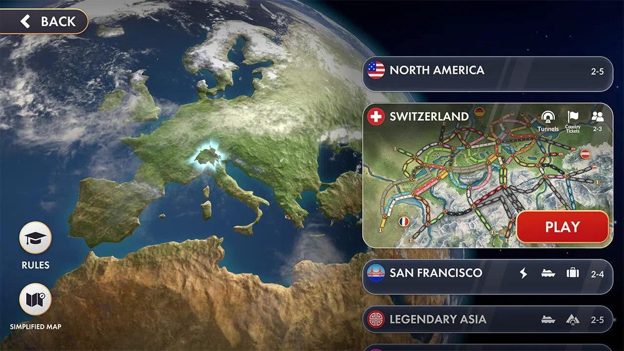 Ticket to Ride®: Switzerland Expansion Screenshot 2
