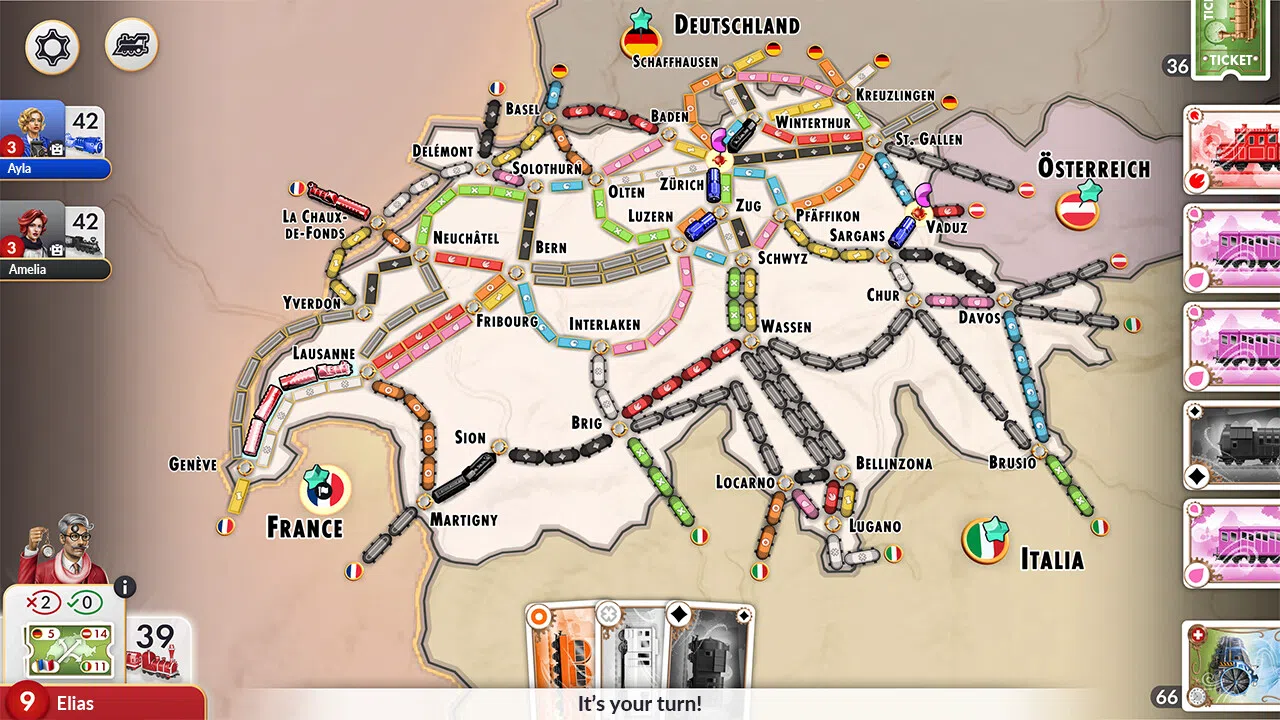 Ticket to Ride®: Switzerland Expansion Screenshot 3