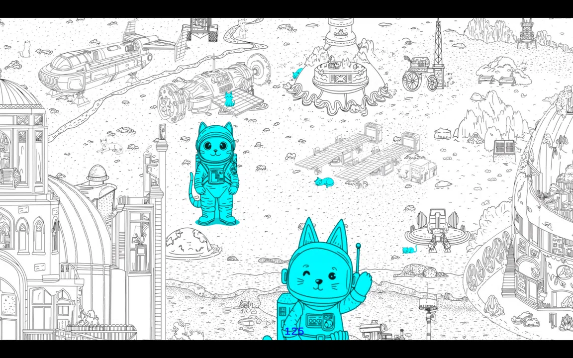 Hidden Cats of Mars Screenshot 1