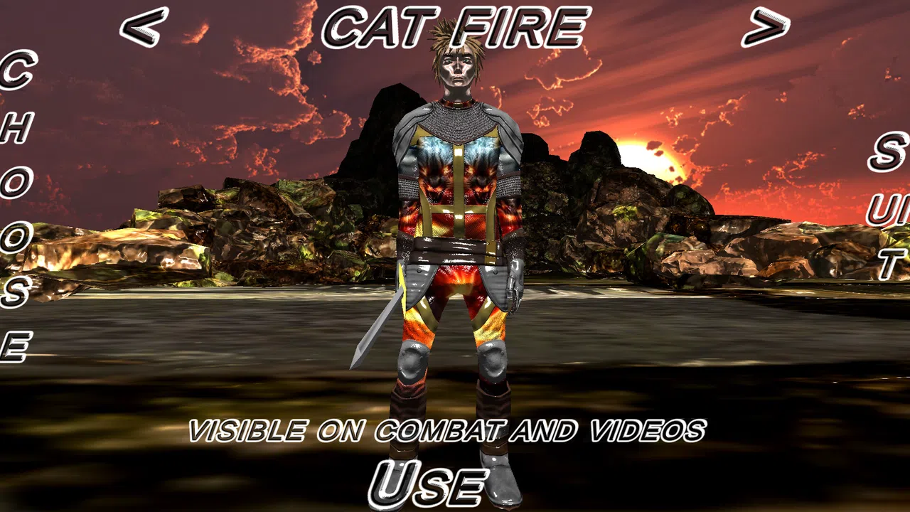 Hack And Slash Fury - Cat Fire Armor Screenshot 0