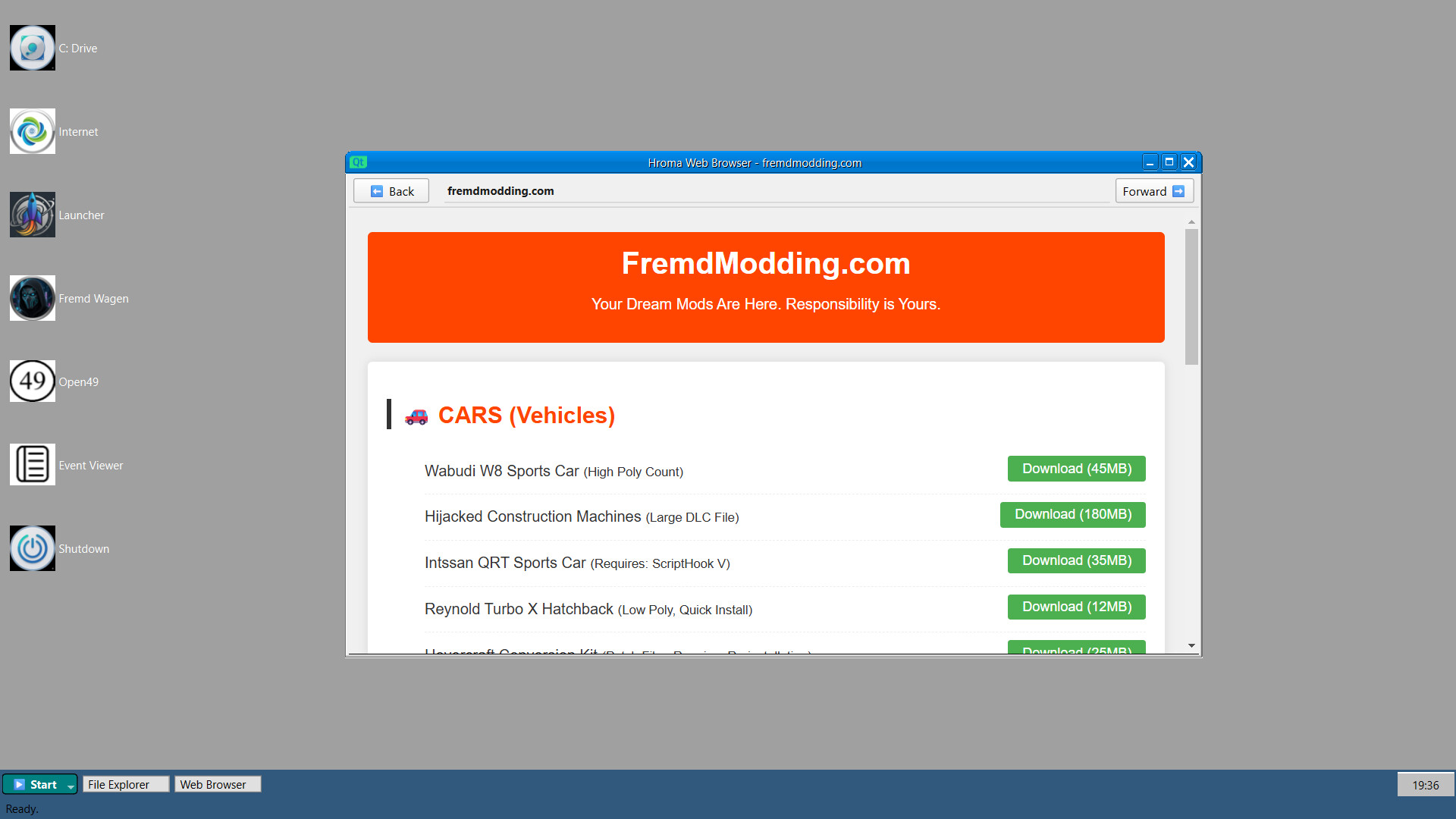 Fremd Wagen: Mod Chaos Screenshot 2