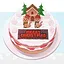 Christmas cake icon