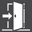 Evacuated icon