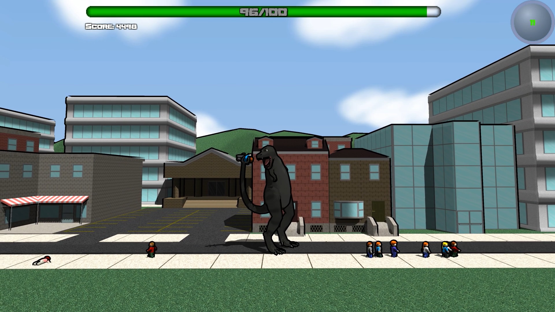 Attack of the Giant Mutant Lizard Screenshot 6