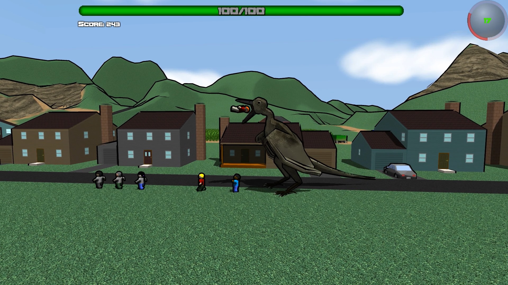 Attack of the Giant Mutant Lizard Screenshot 10