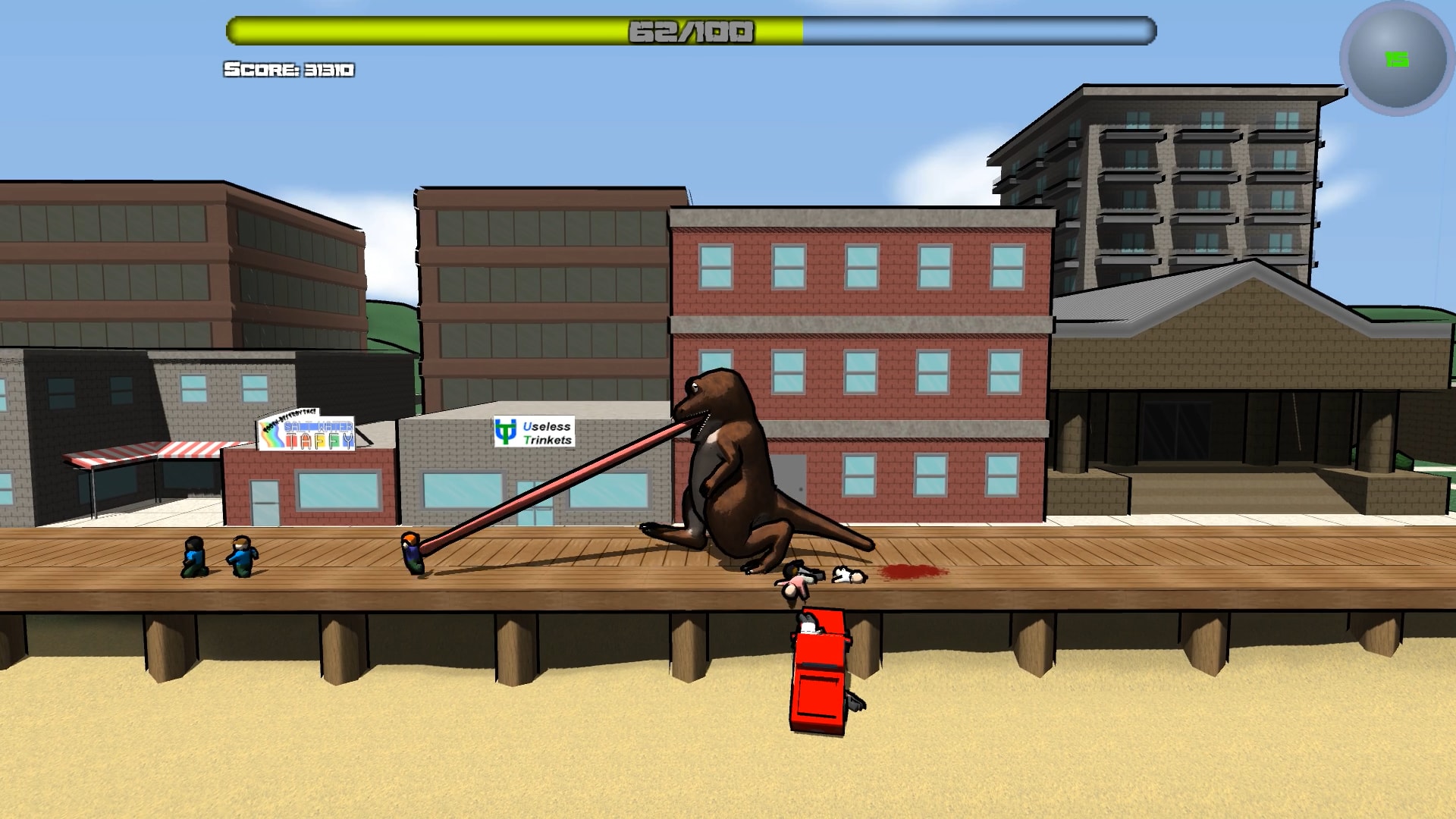 Attack of the Giant Mutant Lizard Screenshot 5