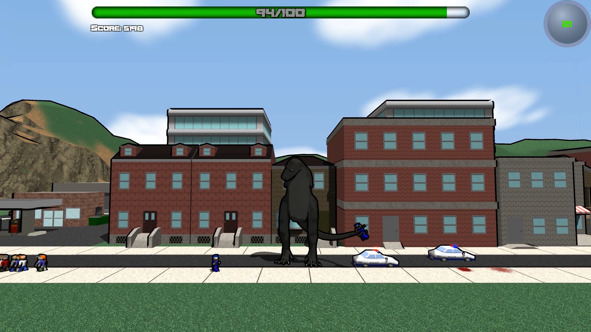 Attack of the Giant Mutant Lizard Screenshot 0