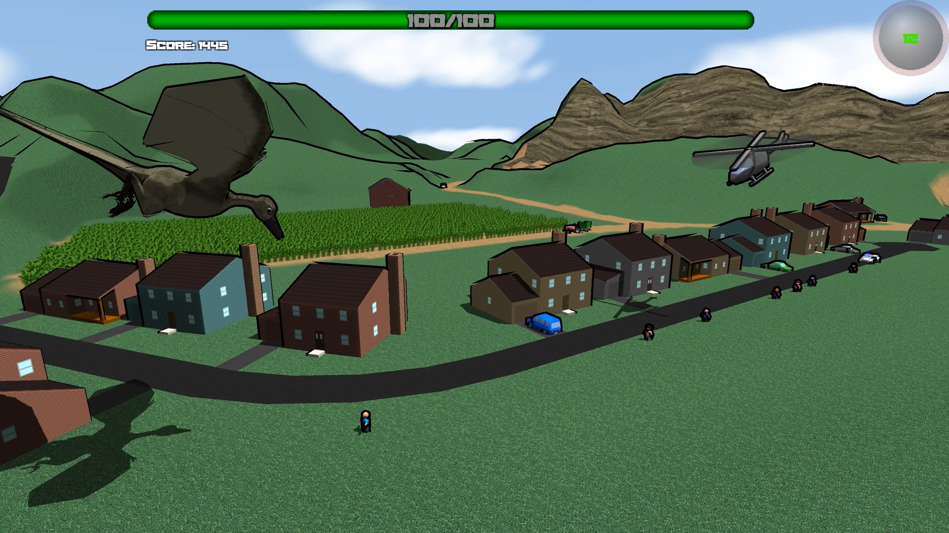 Attack of the Giant Mutant Lizard Screenshot 3