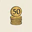 Have 50 Coins At One Run icon