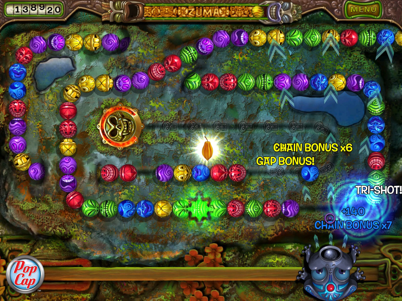 Zuma's Revenge! Screenshot 3