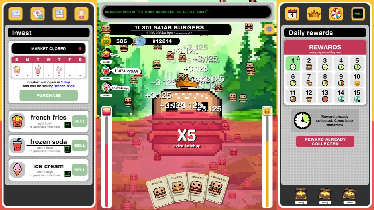 Super Burger Clicker Screenshot 1