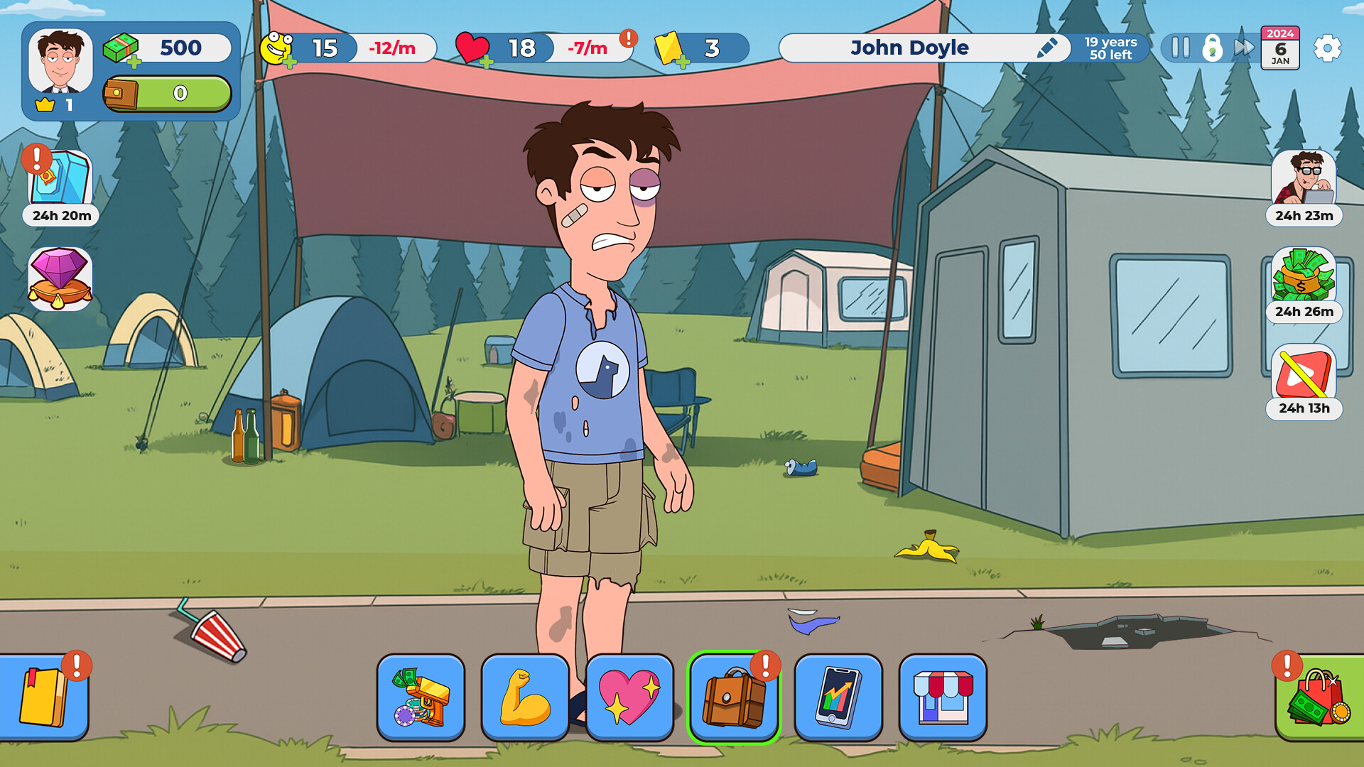 Idle Guy: Life Simulator games Screenshot 1