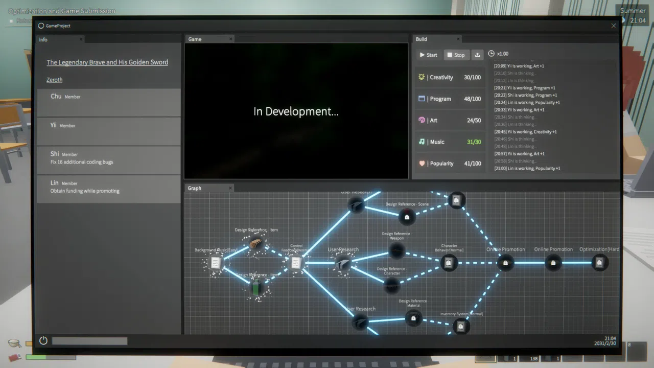 White Prototype Screenshot 2
