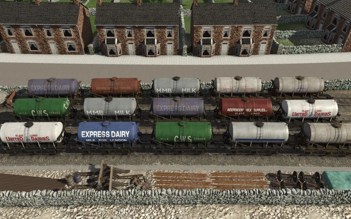 Trainz 2019 DLC - UK 6 Wheel Milk Tanker Pack 1 Screenshot 9