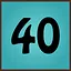 Completed Level 40 icon