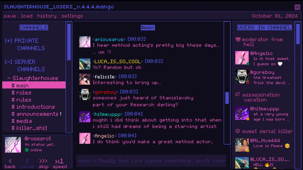 Killer Chat! - Expanded Edition Screenshot 1