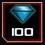 Got 100 Gems! icon