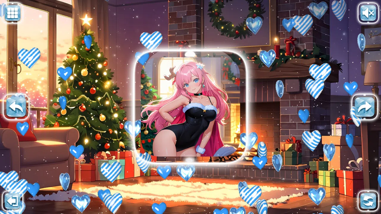Lovely Anime Puzzle: Christmas Screenshot 7