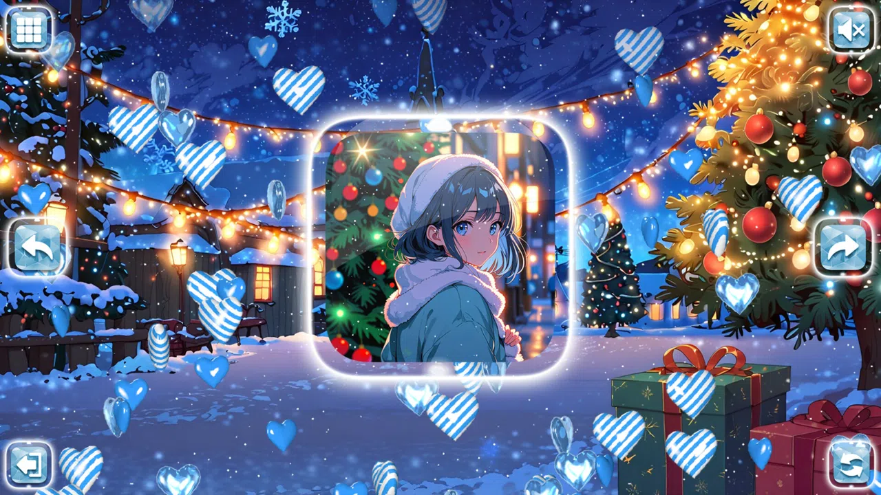 Lovely Anime Puzzle: Christmas Screenshot 1