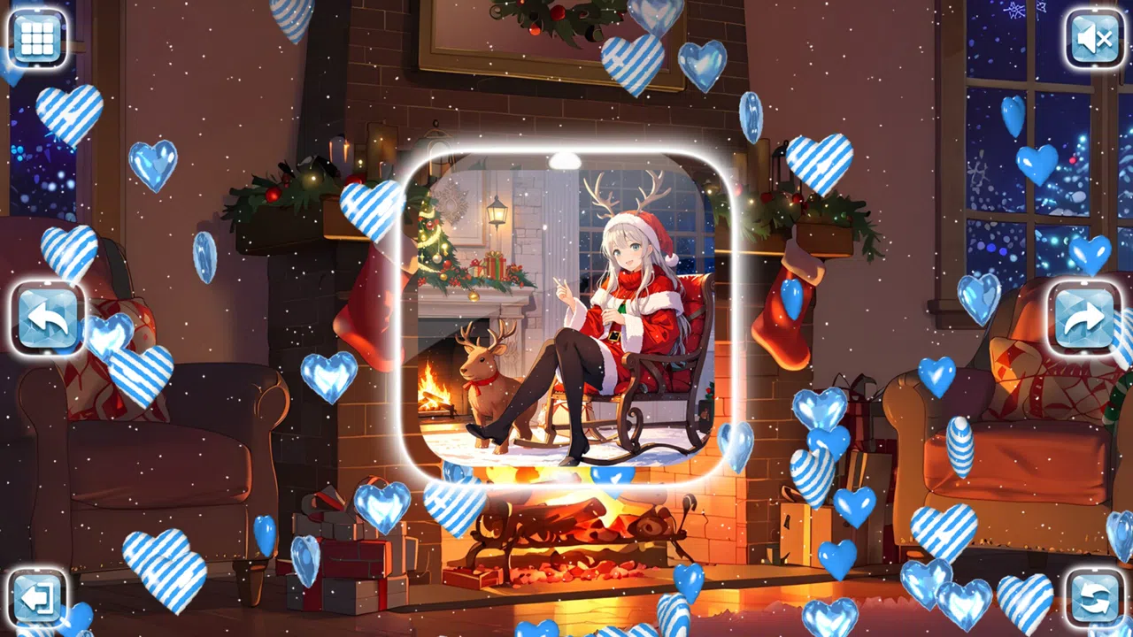 Lovely Anime Puzzle: Christmas Screenshot 3