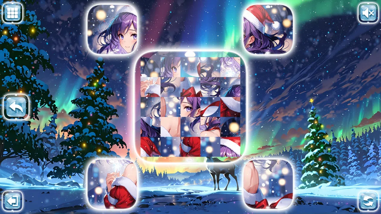 Lovely Anime Puzzle: Christmas Screenshot 4