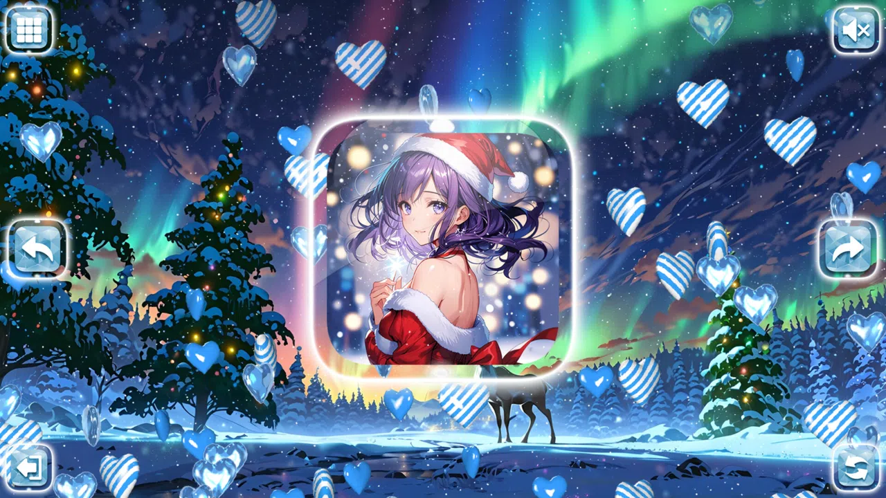 Lovely Anime Puzzle: Christmas Screenshot 5