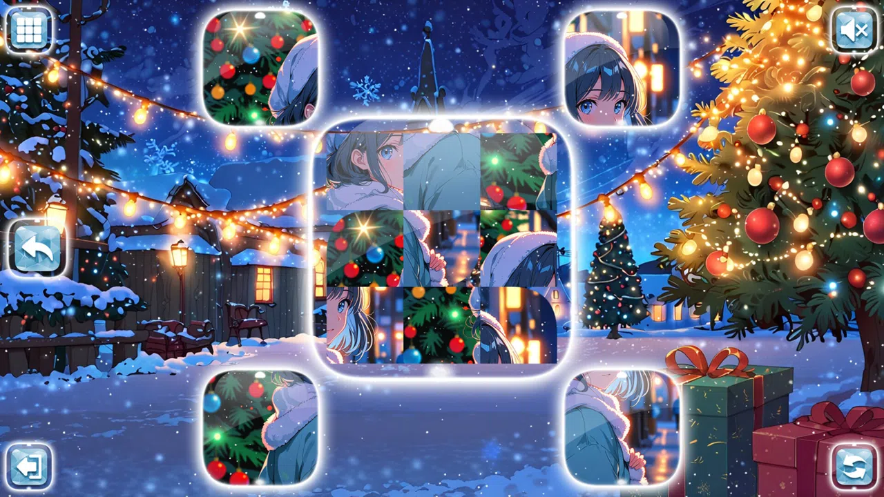 Lovely Anime Puzzle: Christmas Screenshot 0