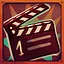 Lights, camera, action! icon