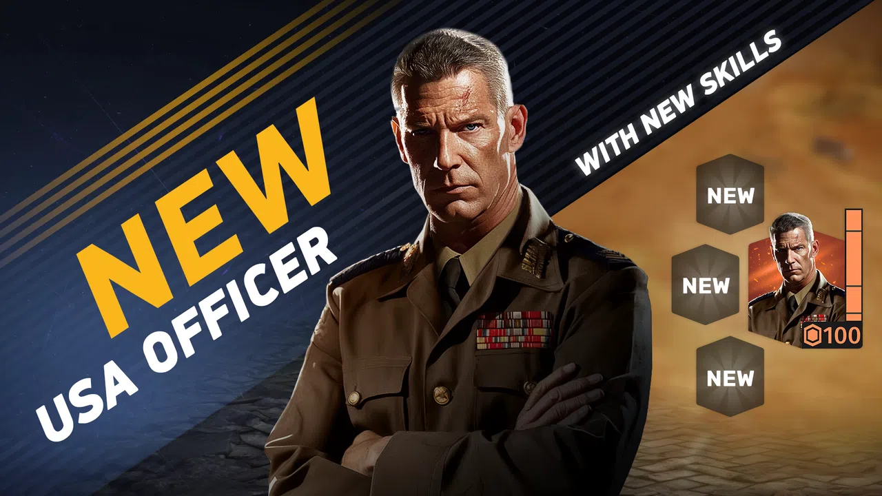 World War Armies - New USA Officer Pack Screenshot 0