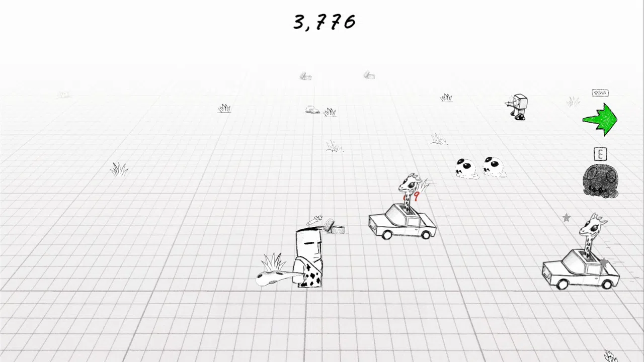 Caveman hits Giraffe in a Car Screenshot 0