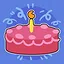 The cake is real icon