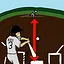 Distance between pitcher and batter icon