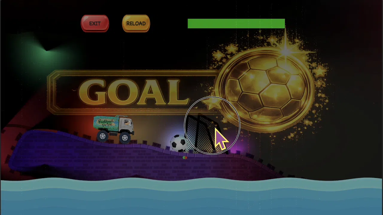 FOOTBALL DRIVE : SKETCH TO GOAL Screenshot 2