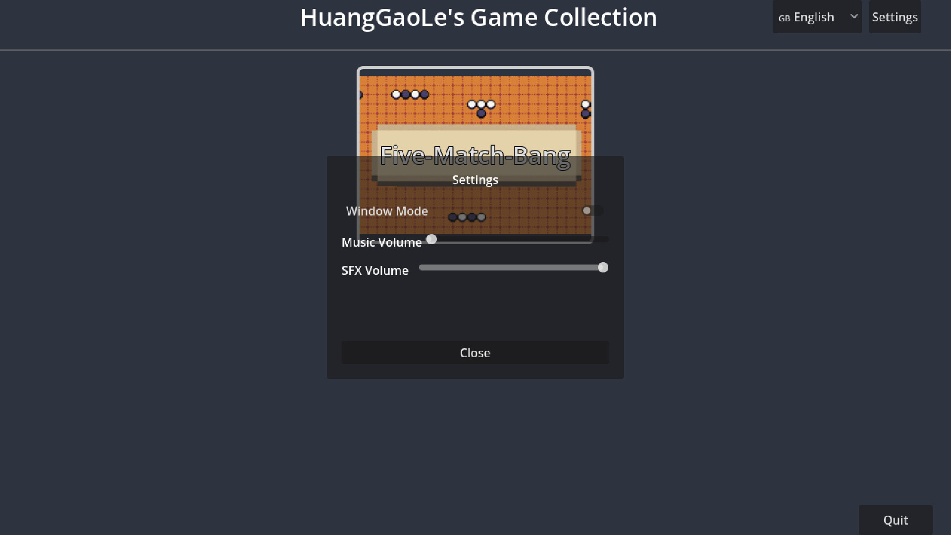 HuangGaoLe's Game Collection Screenshot 1