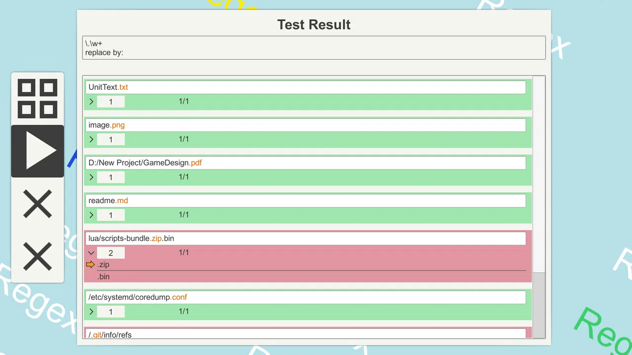 Regex Game Screenshot 2